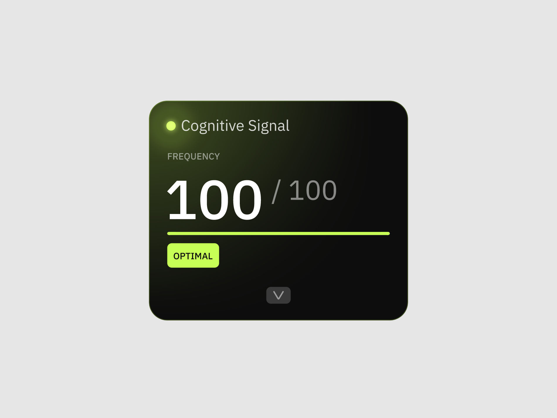 Cognitive Signal — State-Driven Motion System